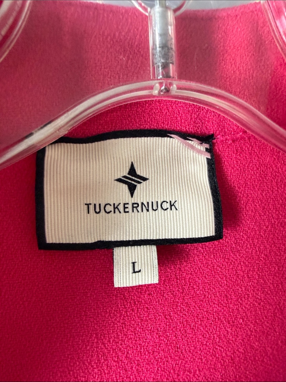 Tuckernuck Fuchsia Stretch Crepe Avery Shift Dress Size Large - Picture 11 of 14